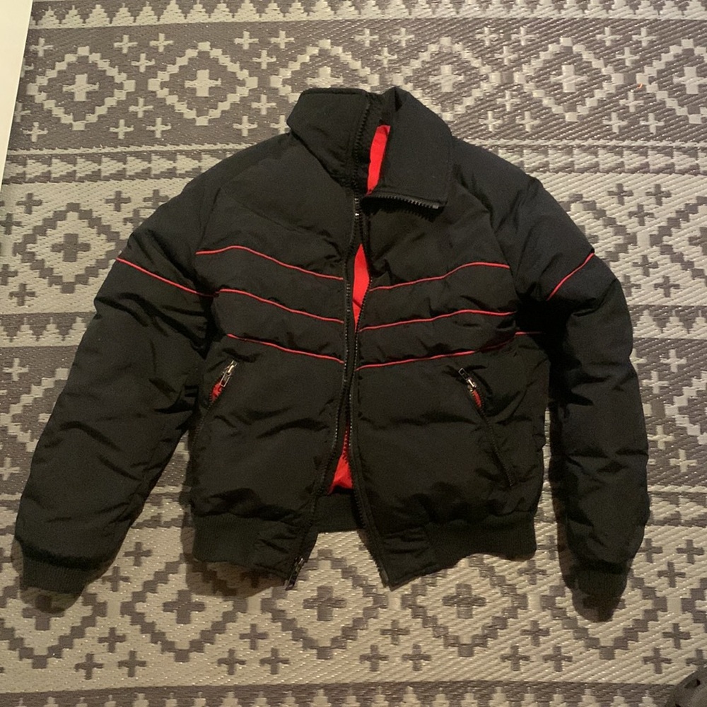 Vintage down bomber jacket